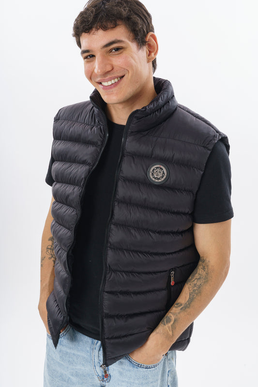 ROSSPALL Elevated Puffer Vest – Soft-Touch Finish & Refined Details
